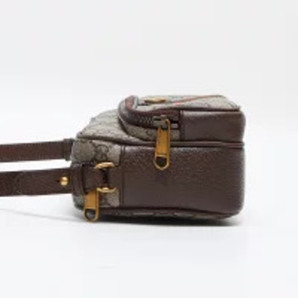 Gucci GG Canvas Sherry Logo Shoulder Bag Beige - Picture 4 of 13
